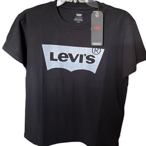Levis Logo Shirt Black Small NWT